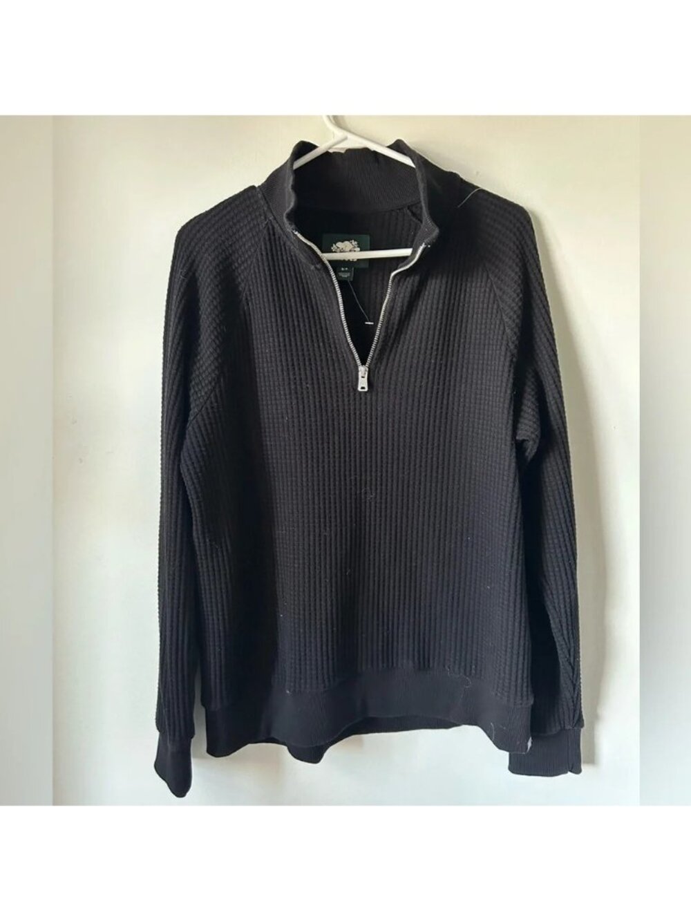 Roots Waffleknit Quarter Zip Sweater